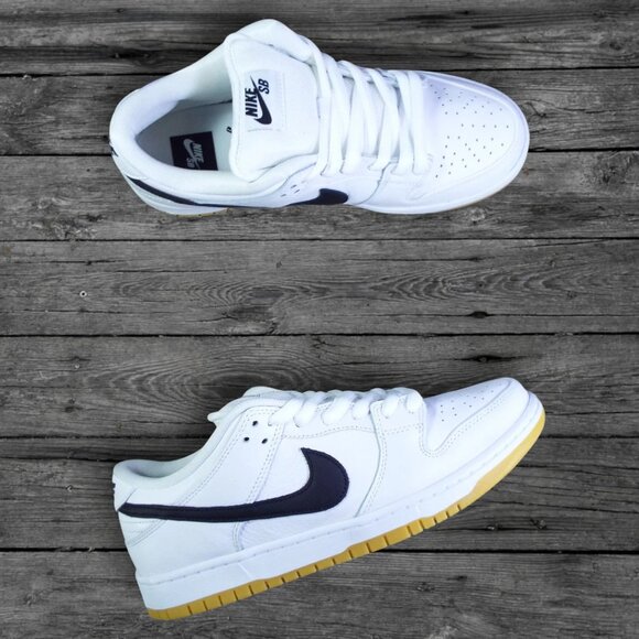 Nike SB Other - Nike SB Dunk Low Pro Shoes - White/Black-White (BRAND NEW)